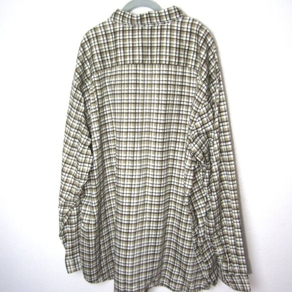 Carhartt FRC Shirt Mens 4XLT Brown Plaid Flame Resistant NFPA 2112 70E HRC2 - Picture 3 of 10